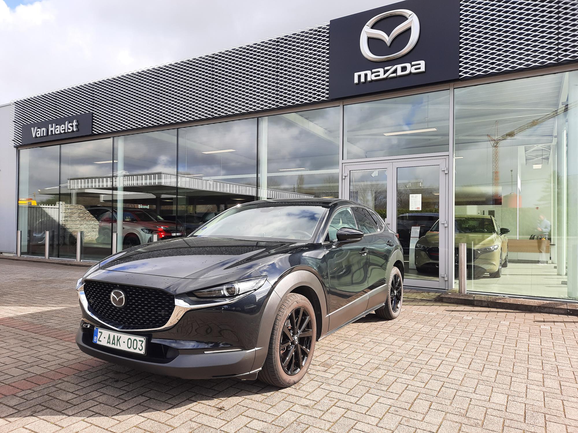 CX-30 MY2020 5DR WGN 2.0L SKYACTIV-X 180 hp Mazda M Hybrid 6AT i-ACTIV AWD SKYCRUISE + White Leather Jet Black